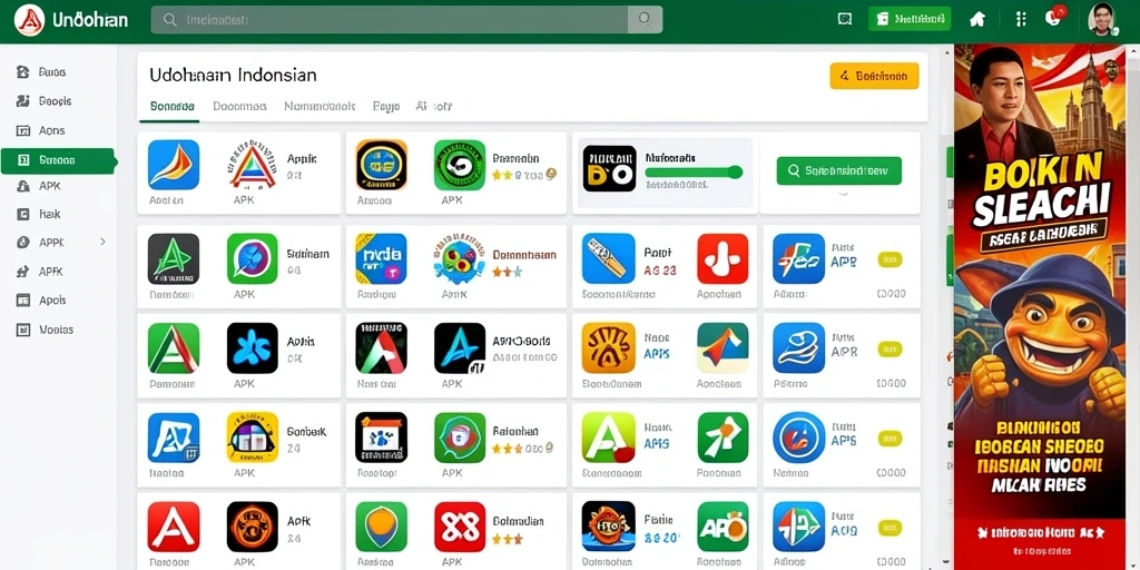 Beragam pilihan game dari berbagai genre.