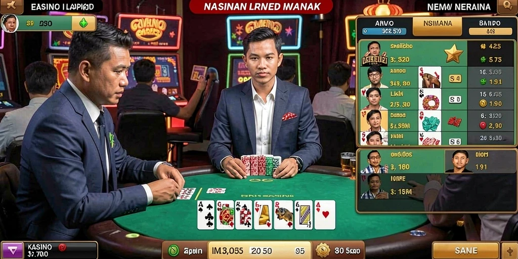 Screenshot ketiga menunjukkan kustomisasi karakter yang menarik.